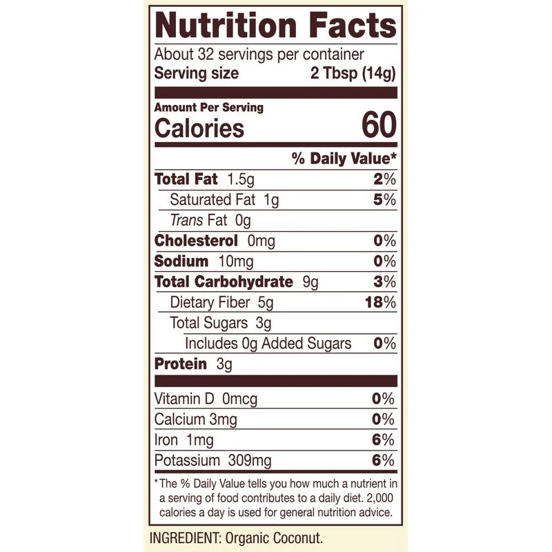 organic coconut flour 16oz (#67442) - Image 8