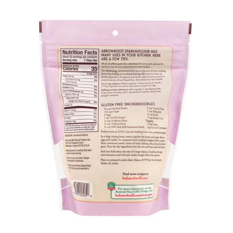 arrowroot starch flour 16oz (#67911) - Image 7