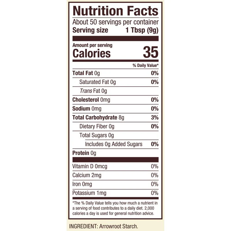 arrowroot starch flour 16oz (#67911) - Image 8