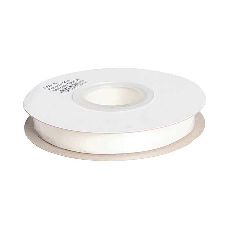 antique white satin ribbon 13mmx25m (#68135) - Image 2