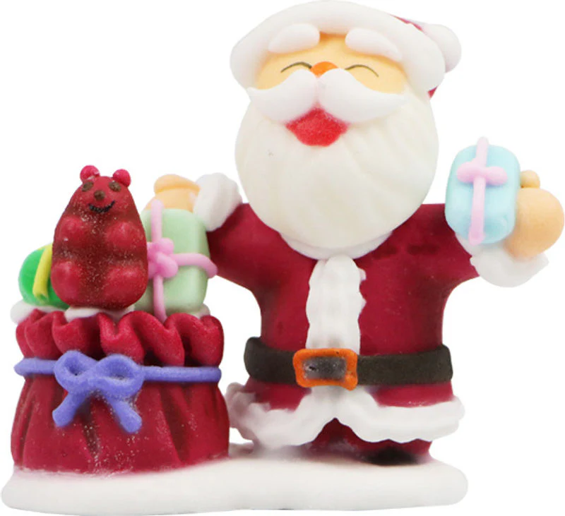 ICING SANTA W/GOODIES 55X30X56MM XM147 (#68196)