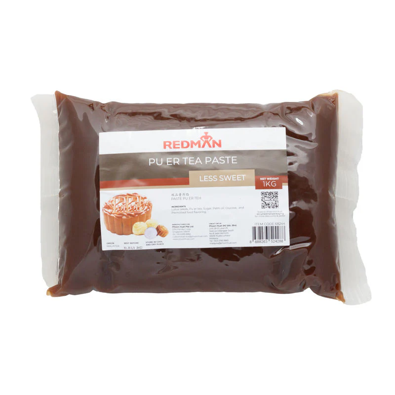 MOONCAKE PASTE PU ER TEA LESS SWEET 1KG (#68244) - Image 2