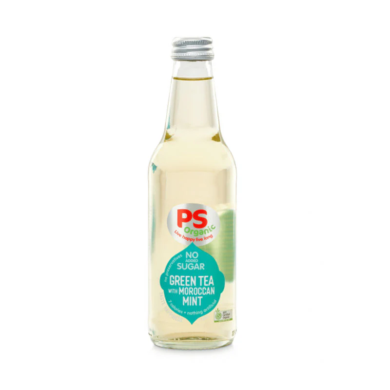 green tea w morrocan mint (no sugar) 330ml (#80912) - Image 2