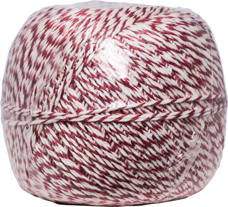 RED/WHITE SAUSAGE STRING 200M (#81207)