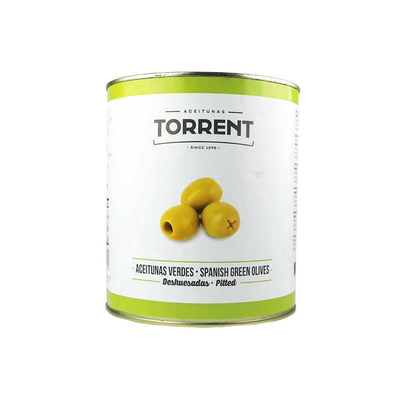 pitted green olive 3150g (#100095) - Image 2