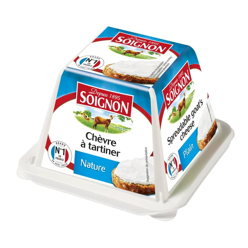 goat cheese spreadable (plain) 140g (#100441) - Image 2