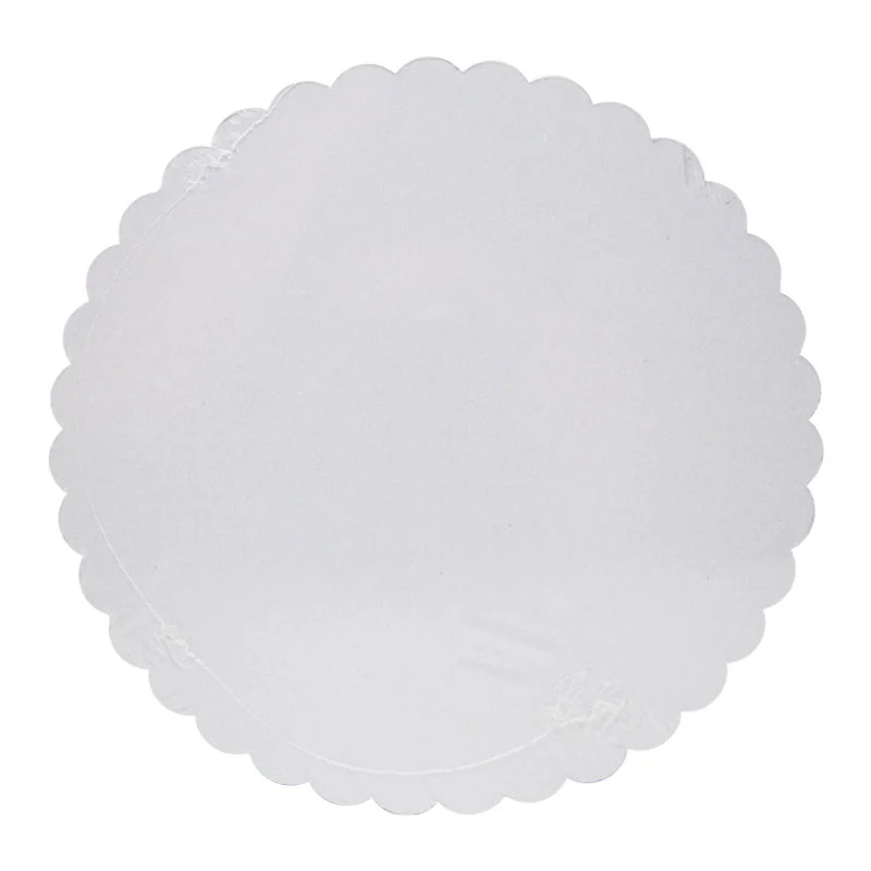cake board 8" round wavy pink 5pcs (#100447) - Image 3
