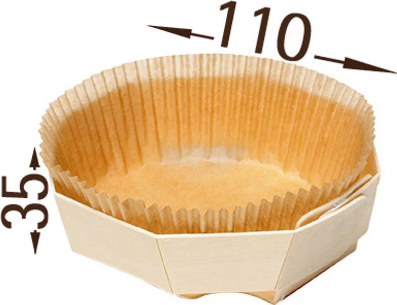 WOODEN LOAF BAKING MOULD 110X35MM 5 P (#101273) - Image 2