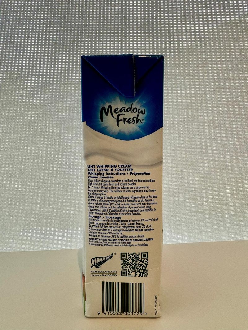 UHT WHIPPING CREAM 36% 1L (#101333) - Image 5