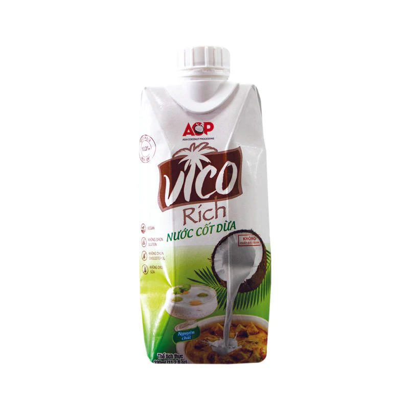 coconut milk uht 17% 330ml (#101776) - Image 4