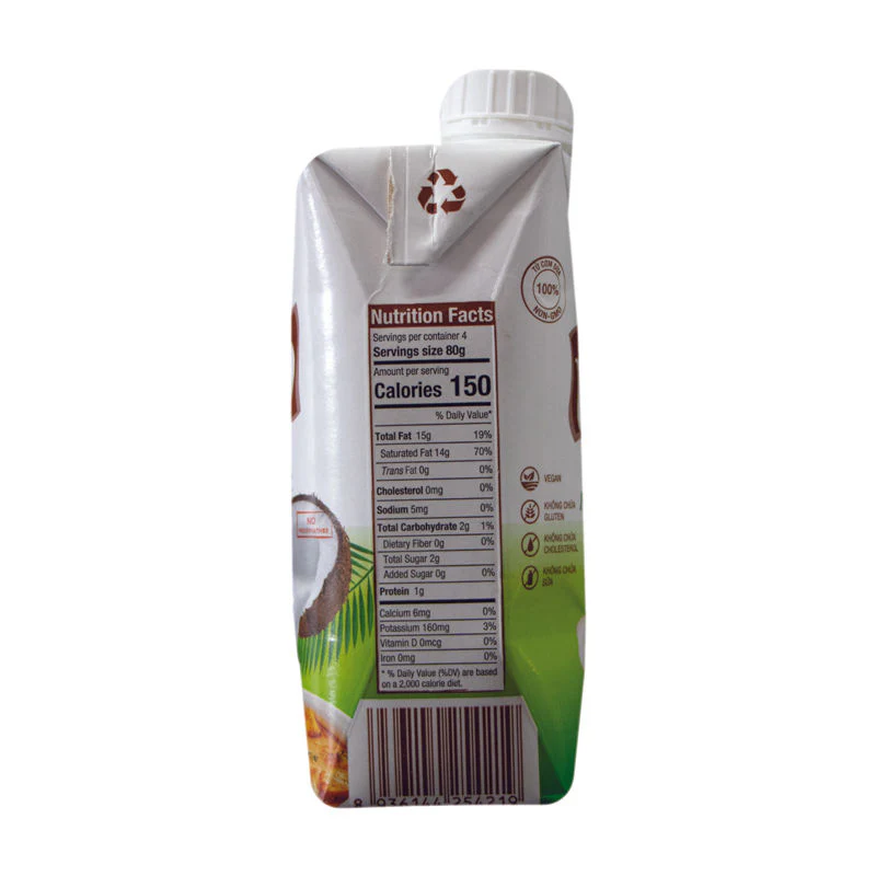 coconut milk uht 17% 330ml (#101776) - Image 8