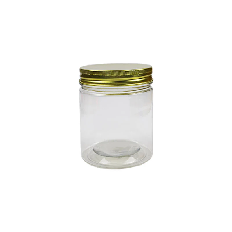 round pet container gold aluminium cap 720ml (#102160) - Image 2