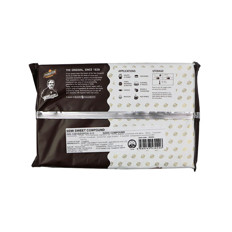 choc dark compound blk semi sweet 2.5kg (#102505) - Image 3