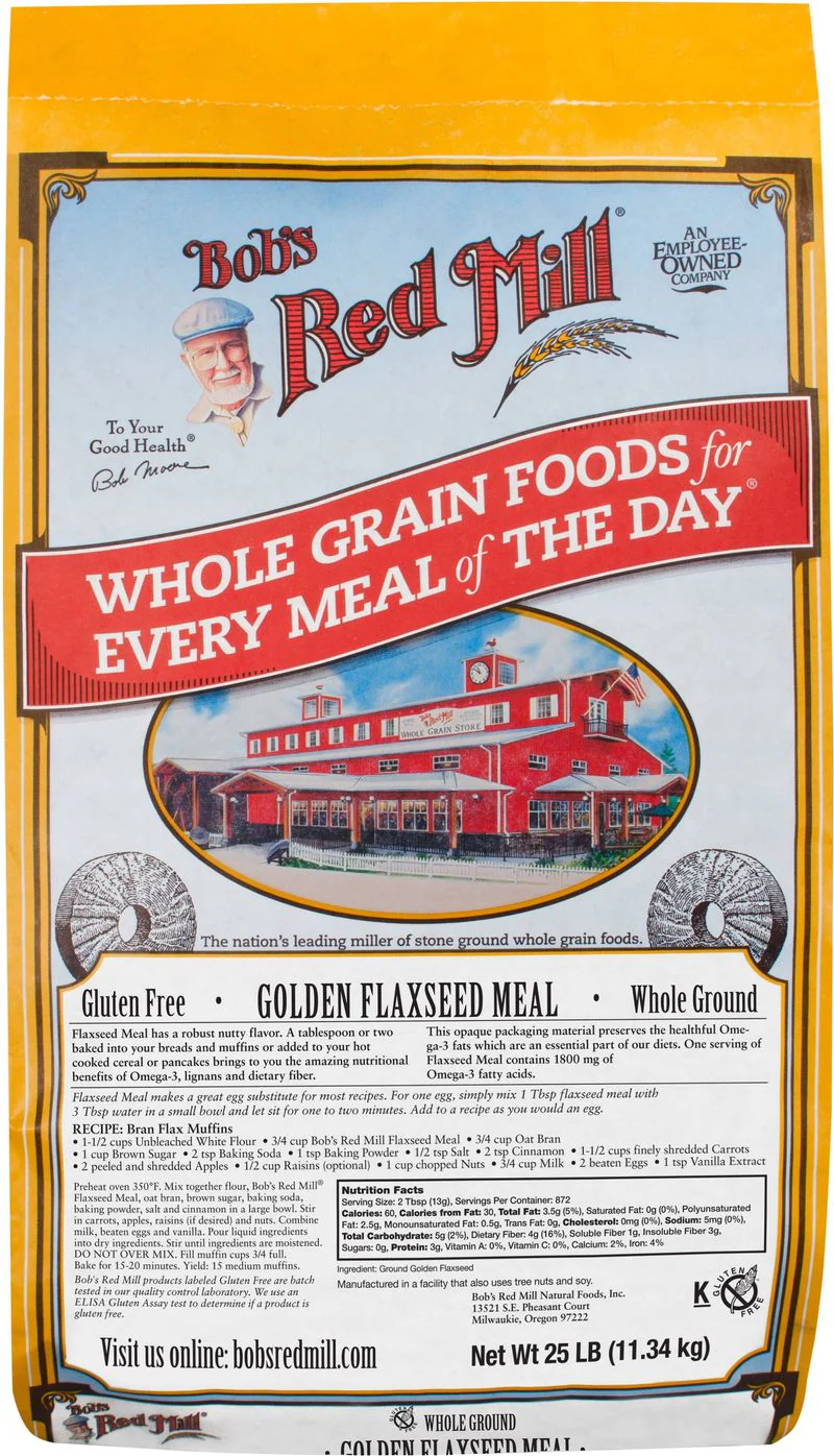 GOLDEN FLAXSEED MEAL 25LB (#102531) - Image 2