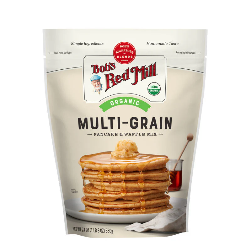 organic 7 grain pancake and waffle mix 24oz (#102772) - Image 2