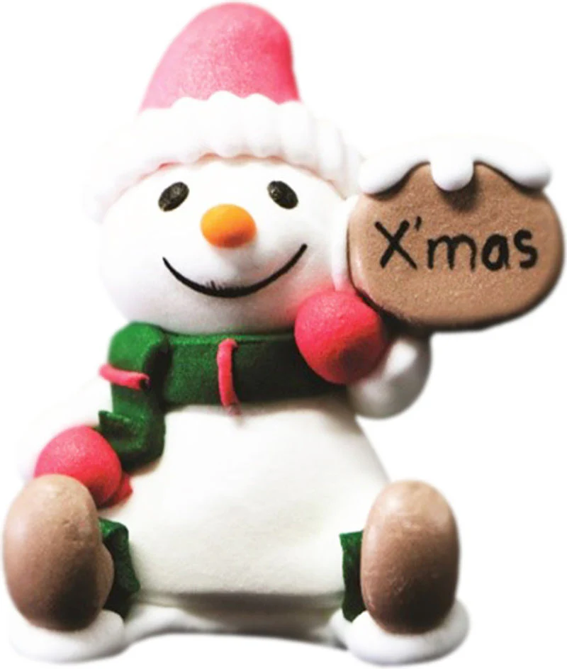 ICING SNOWMAN 41X30X50MM C818 (#102903) - Image 2