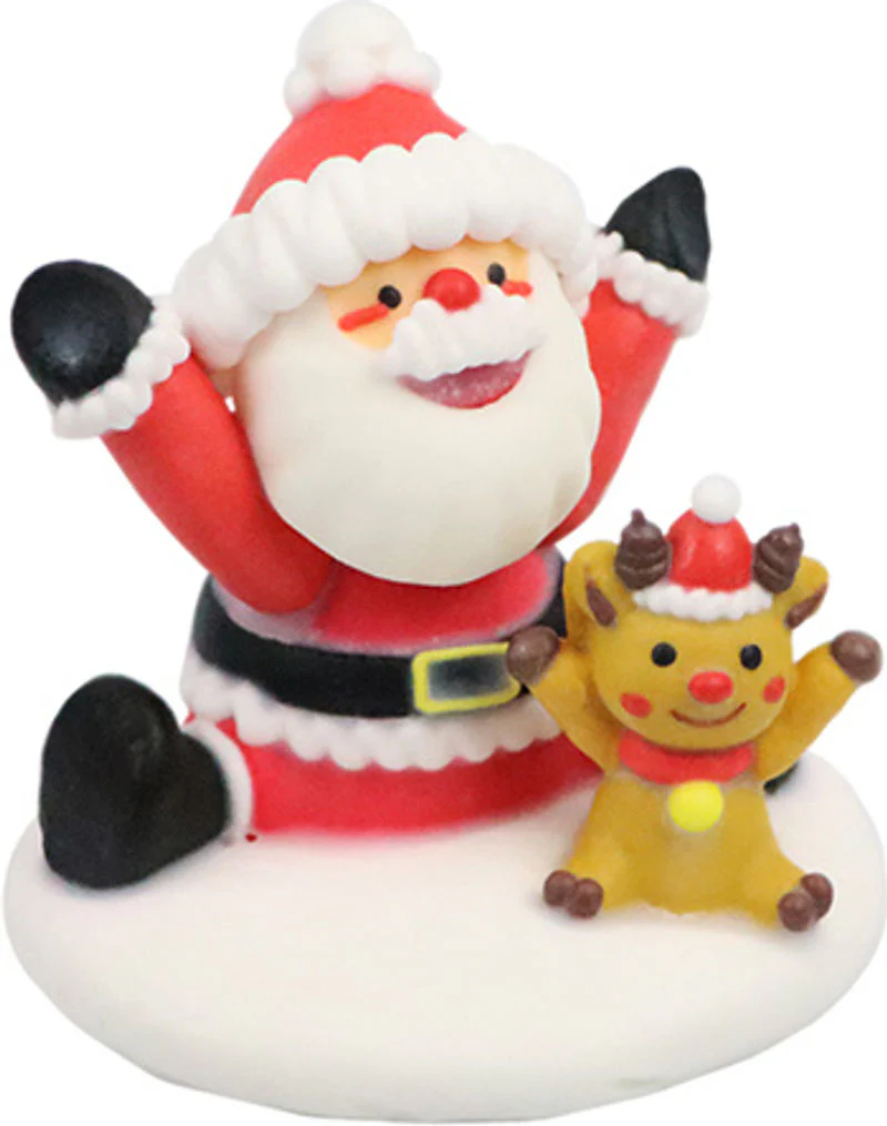 DECOR ICING SANTA LARGE 5.6X6.1CM 1514 (#103071) - Image 2
