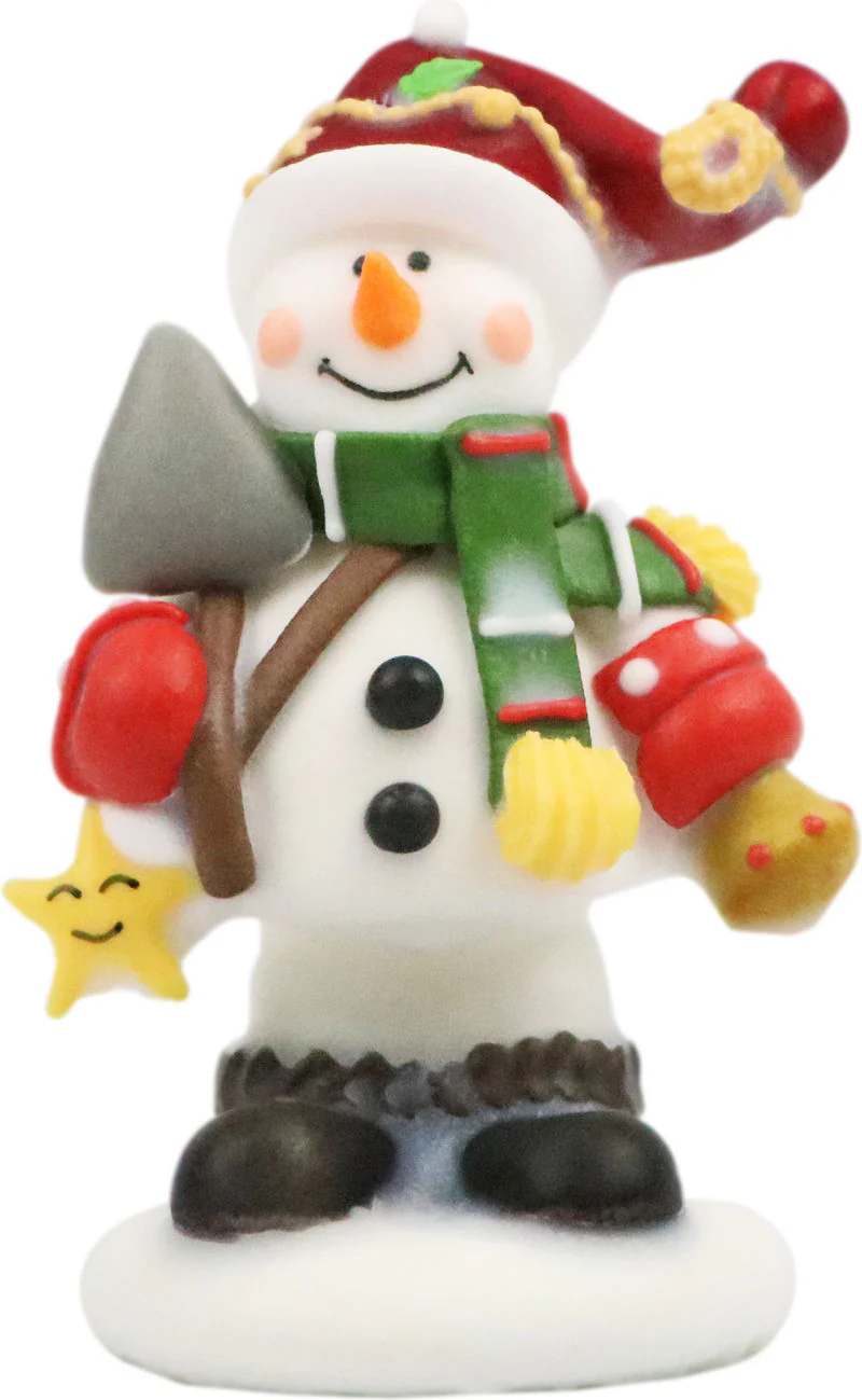DECOR ICING SNOWMAN MEDIUM 7X4.4CM 820 (#103112) - Image 2
