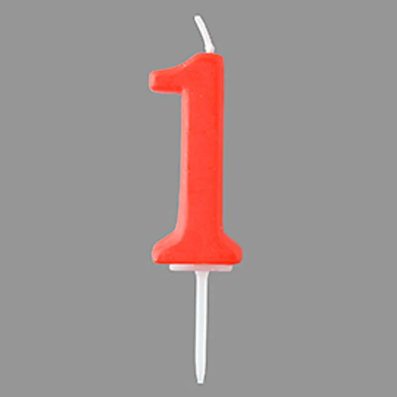 pastel number candle 1/tomiz (#103203)