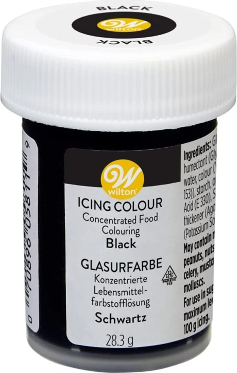 ICING COLOR BLACK 04-0-0037 1OZ (#103345) - Image 2