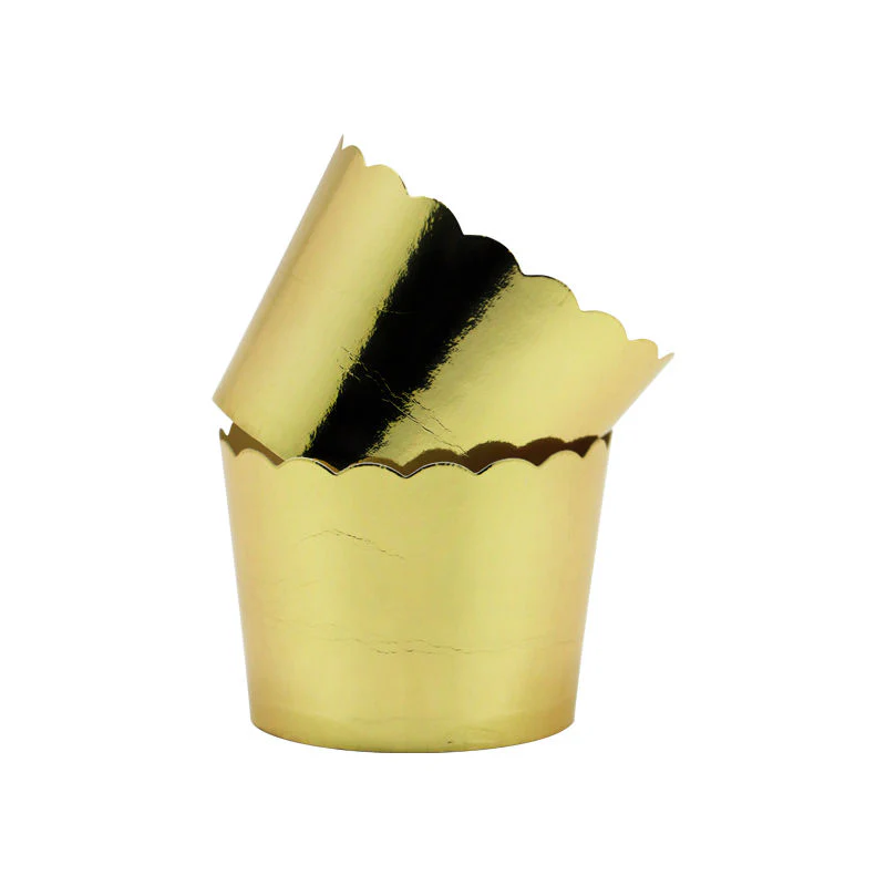 MUFFIN BAKING CASE SET 48X50MM FOIL GOLD 50PC (#103479) - Image 7