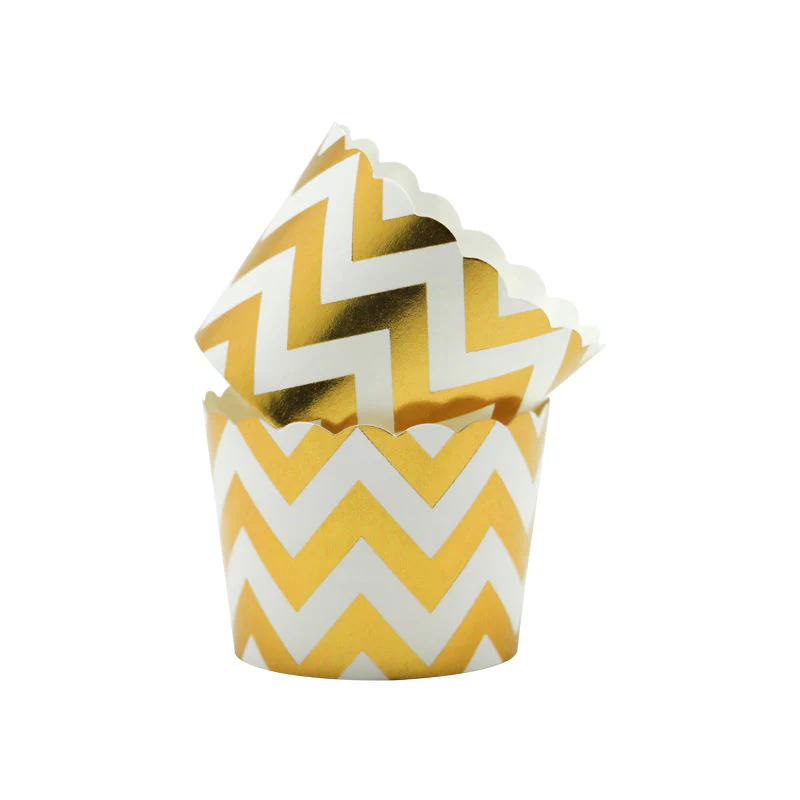 MUFFIN BAKING CASE SET 48X50MM FOIL GOLD 50PC (#103479) - Image 8
