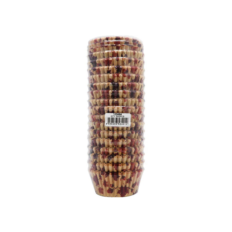 baking cases greaseproof 110mm autumn 500pc (#103484) - Image 2