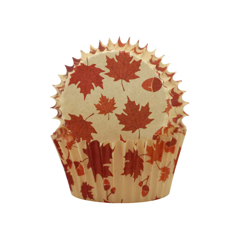 baking cases greaseproof 110mm autumn 500pc (#103484) - Image 4
