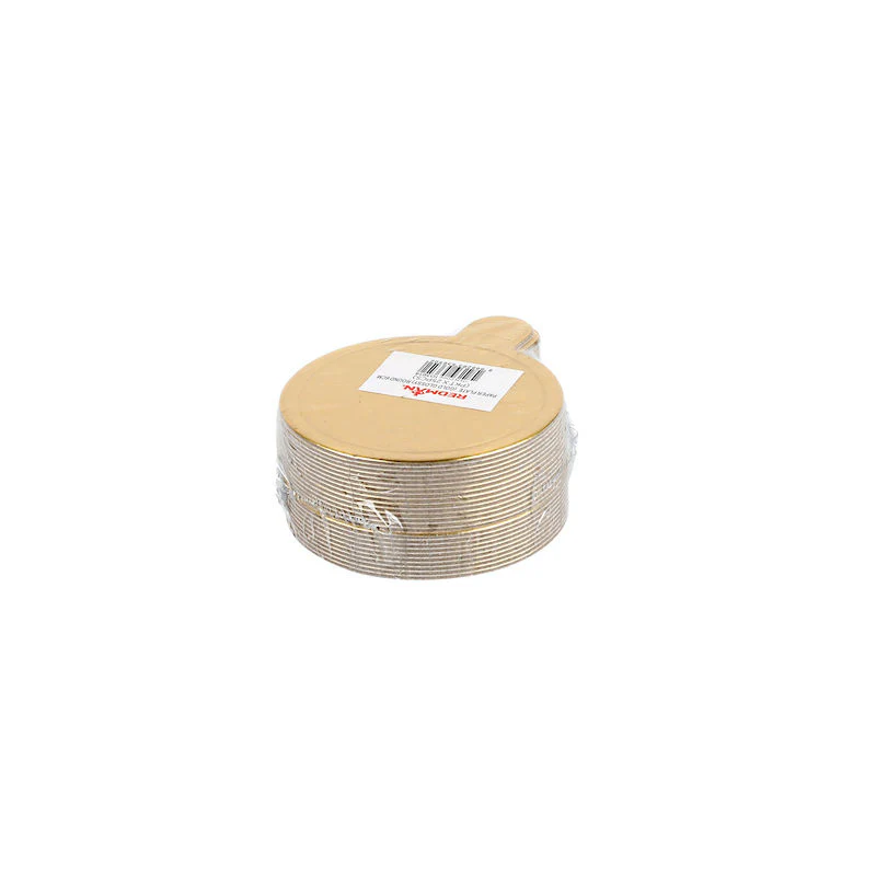 paper plate round gold 6cm 25pc (#103614) - Image 2