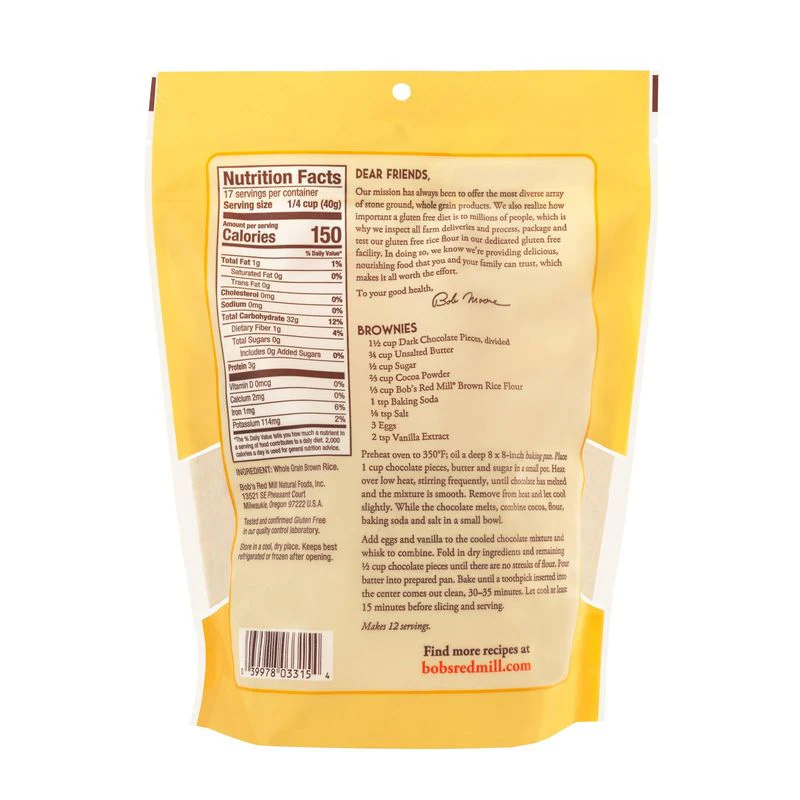 brown rice flour 24oz (#103644) - Image 3