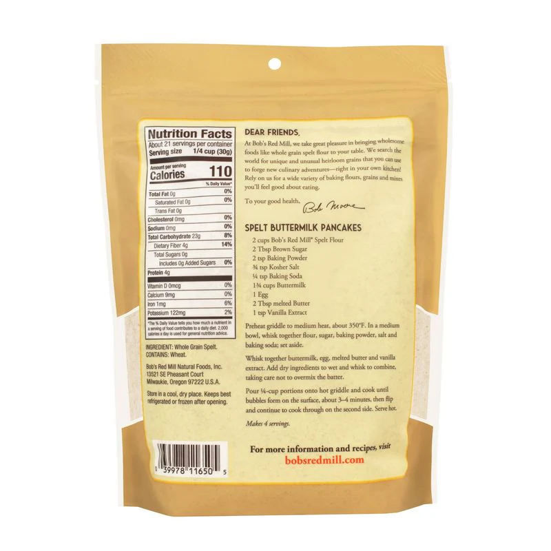 spelt flour /bob's r m 22oz (#103650) - Image 7