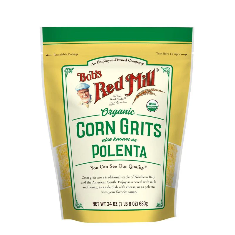 corn grits/polenta org 24oz (#103654) - Image 2