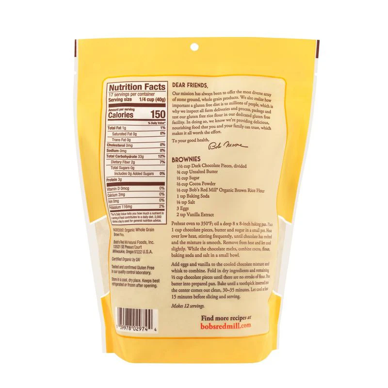 brown rice flour org/bob's r m 24oz (#103655) - Image 7
