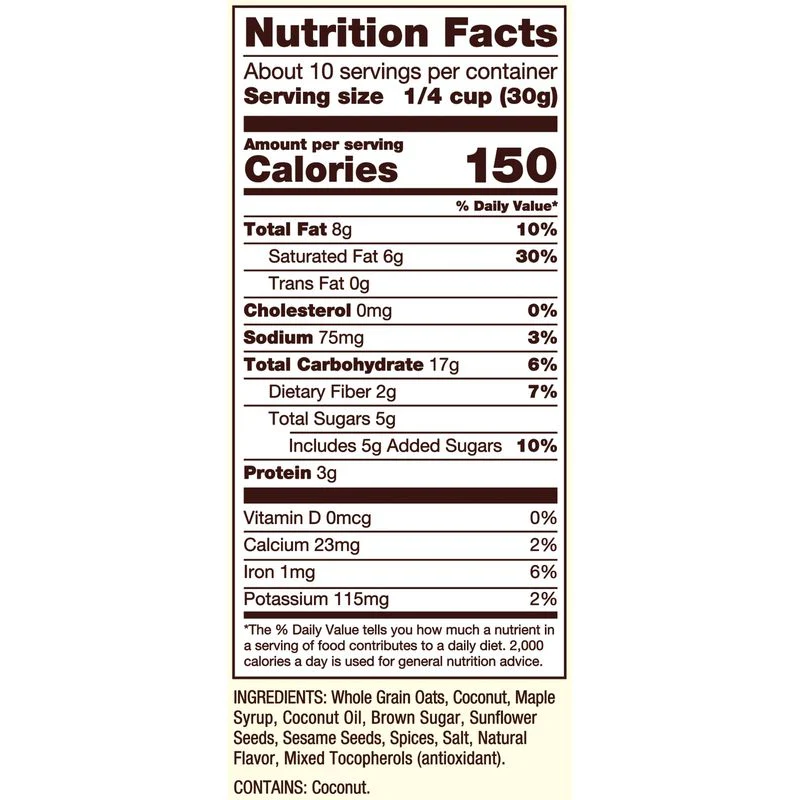 granola coconut spice 11oz (#103769) - Image 4