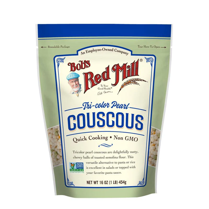 tri-color pearl couscous 16oz (#103913)