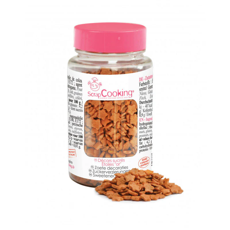gold star sprinkles 55g (#104090) - Image 2