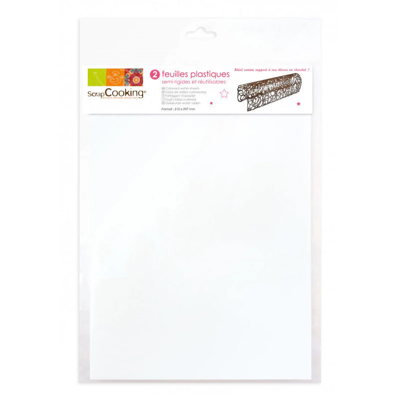 foodgrade plastic sheet 21x29.7cm 2pc (#104097) - Image 2