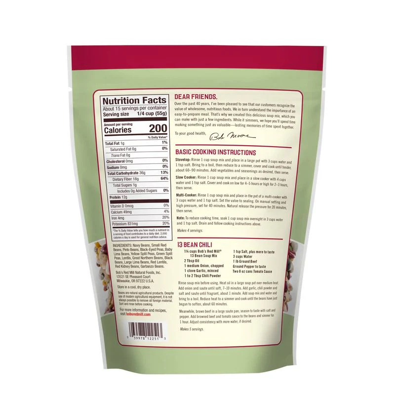 13 bean soup mix 29oz (#104404) - Image 3
