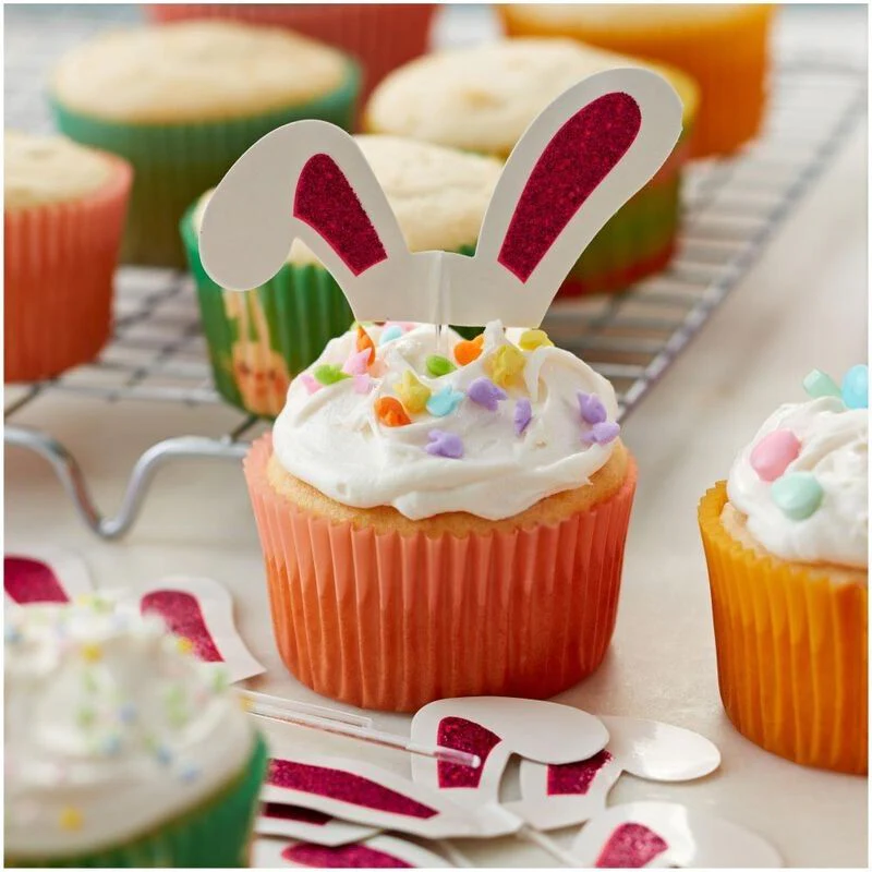 bunny ear cupcake topper 2113-9356 24pc (#104598) - Image 4