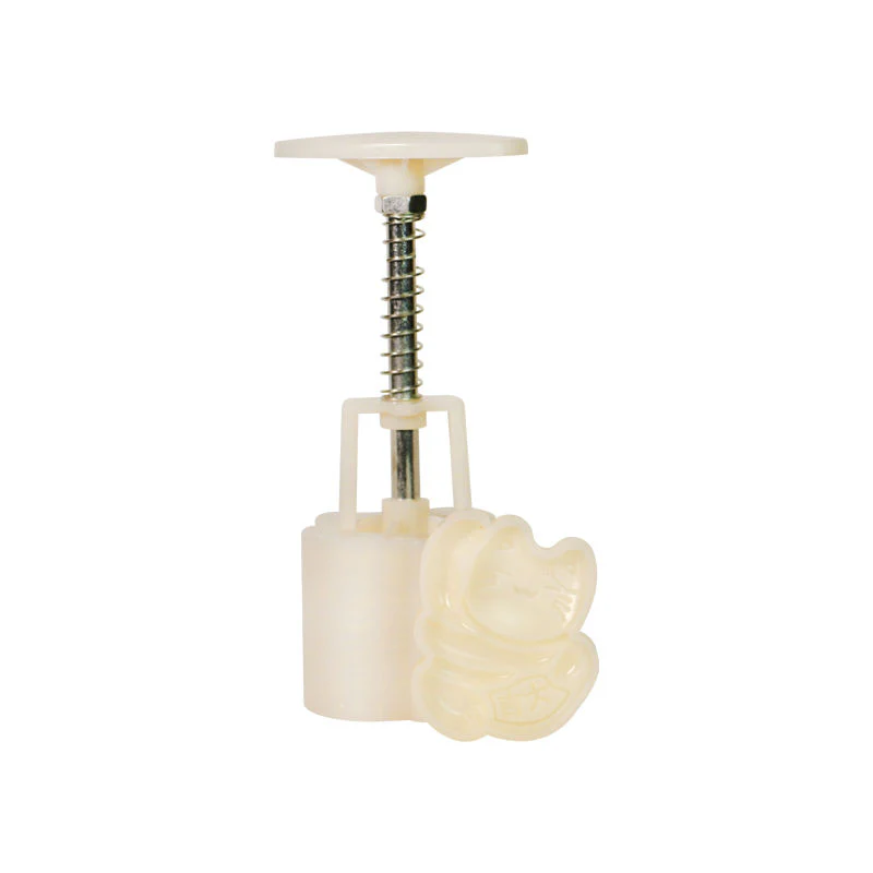 mooncake mould plastic lucky cat 50g (#104804) - Image 10