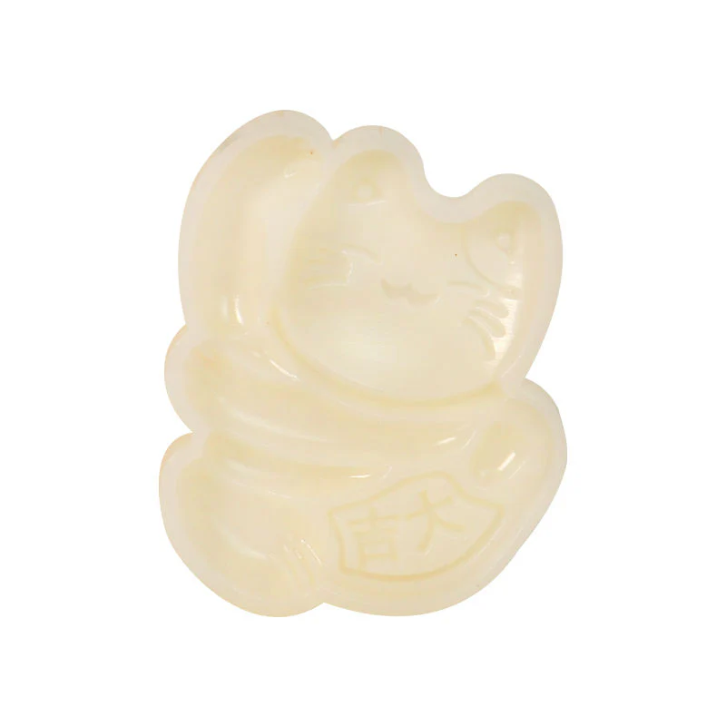 mooncake mould plastic lucky cat 50g (#104804) - Image 3