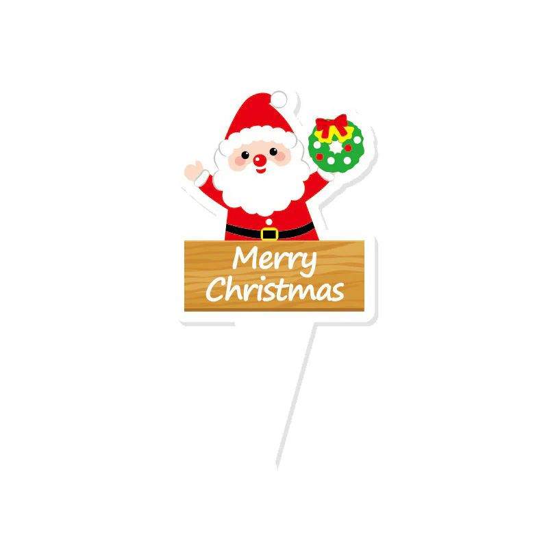 x'mas decor card santa a 100pc (#105025) - Image 2