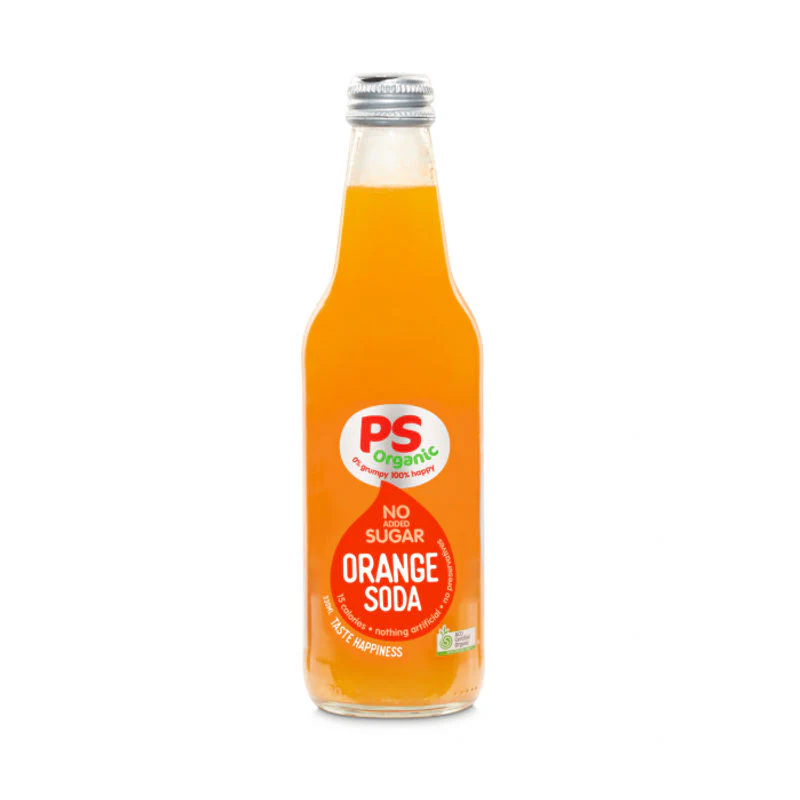 organic orange soda no sugar 330ml (#105173) - Image 2