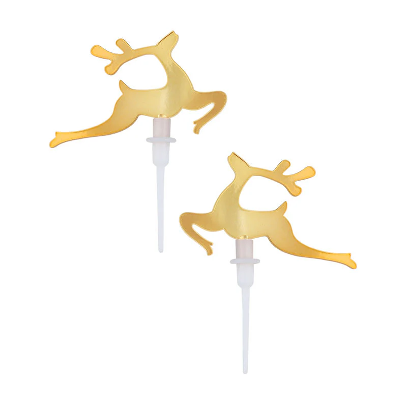 decor on pick x'mas reindeer 7.4x6cm 1011 (#105212) - Image 2