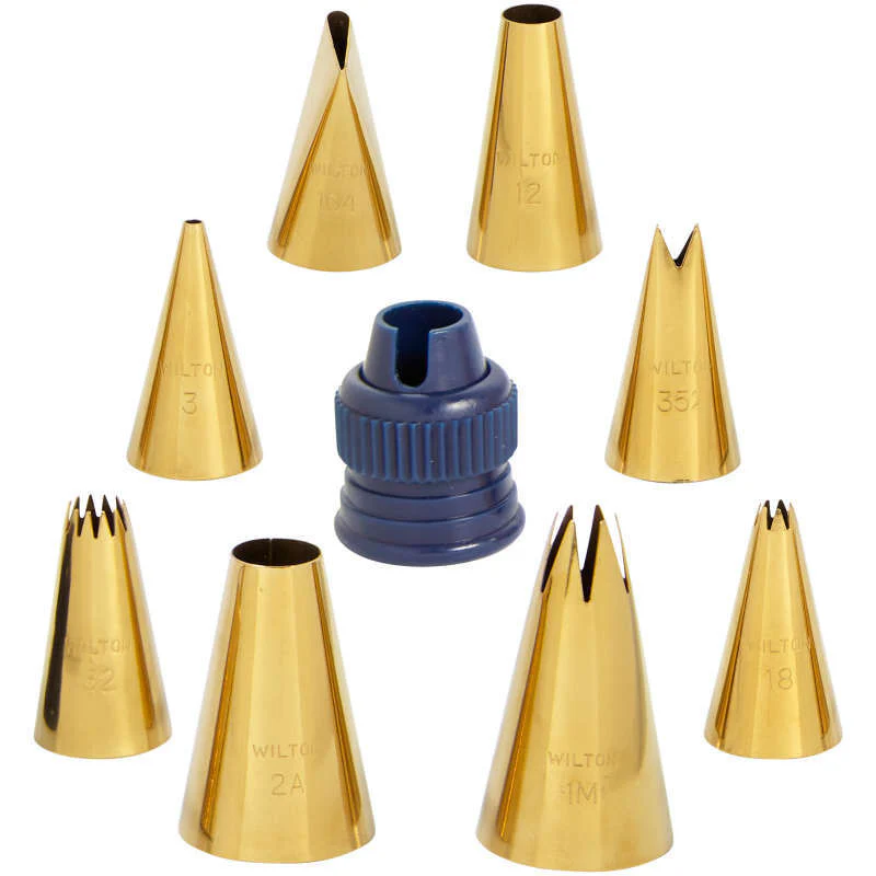 17pc piping tip set w bag n coupler 418-0-0009 (#105402) - Image 4