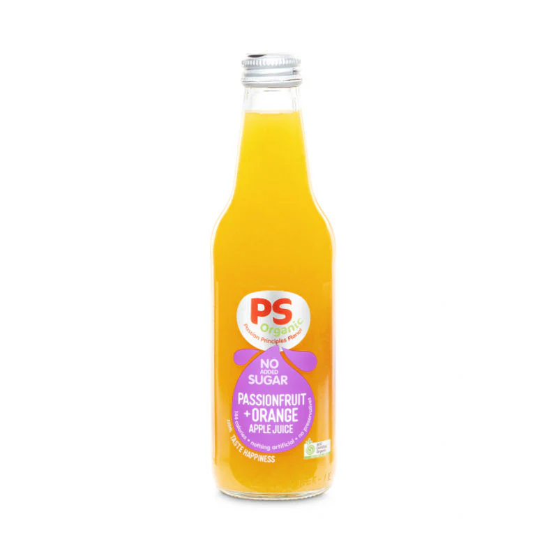 organic p.fruit/orange/apple juice 330ml (#105495) - Image 2