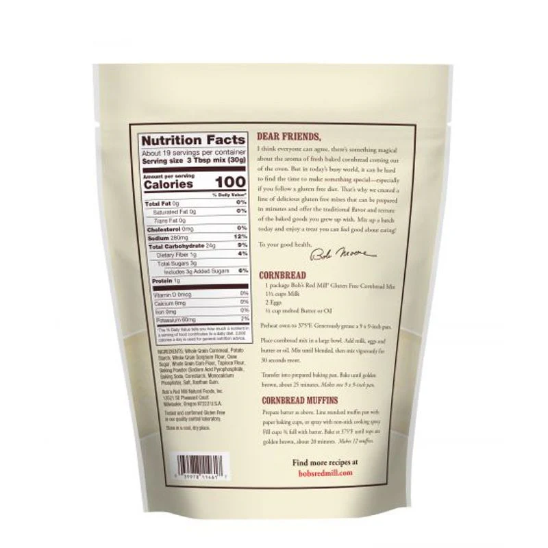 gf cornbread mix 20oz (#105504) - Image 6