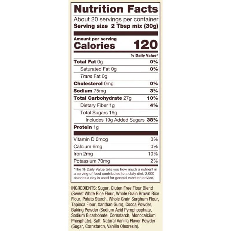 gf brownie mix 21oz (#105505) - Image 4