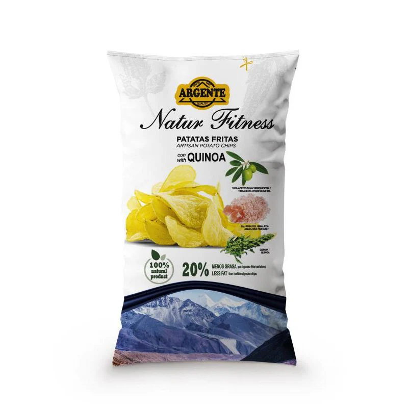 quinoa chips with evoo & himalayan salt 150g (#105667) - Image 2