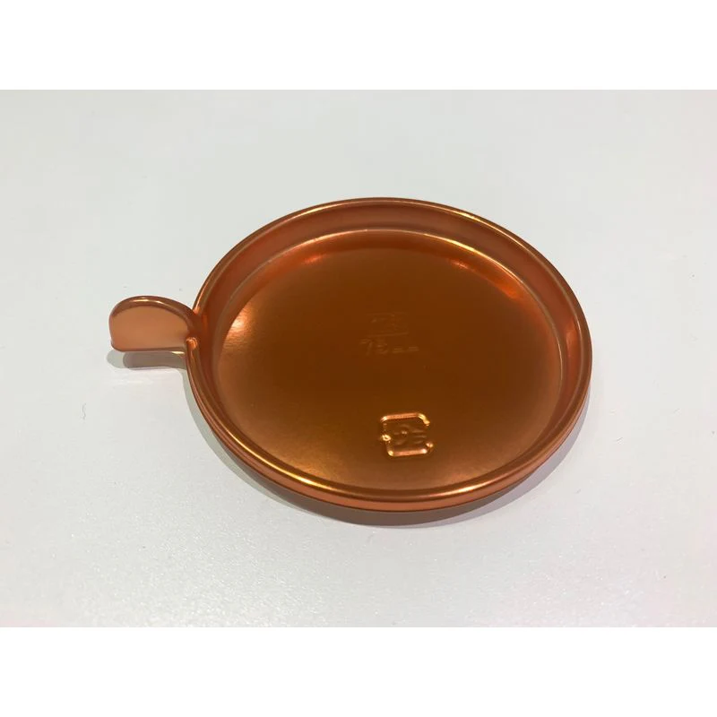 PLASTIC CAKE TRAY(ORANGE HANDLE) 100PC (#105827)